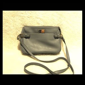 Tommy Hilfiger Small Gray Blue Crossbody